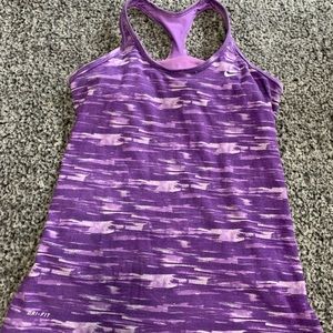 Nike tank with built in bra